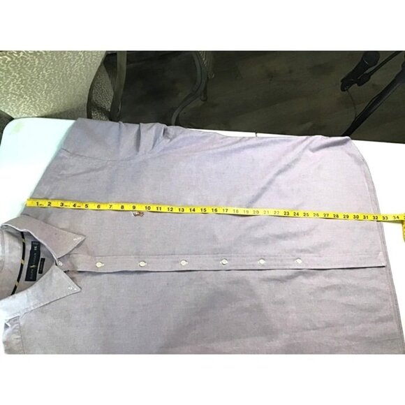 RALPH LAUREN MENS PURPLE CLASSIC FIT COTTON LONG SLEEVE BUTTON DOWN SHIRT SZ XXL - Picture 7 of 7